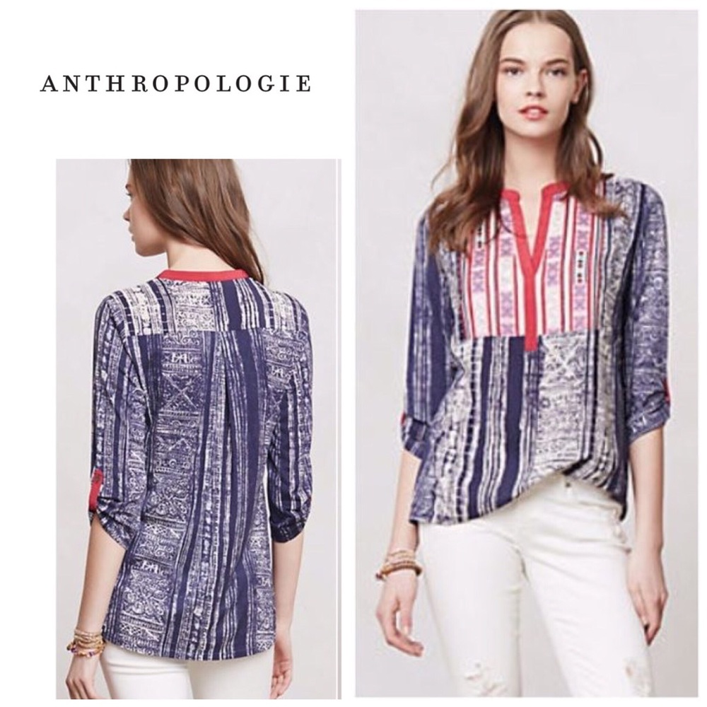 Anthropologie Ashbury tunic